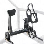 Adjustable Billet Brake & Cable Operated Gas Pedal Kit (Black)