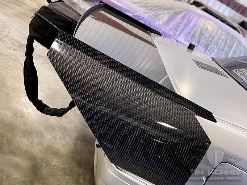 Universal Carbon Fiber Wing Kit Installed
