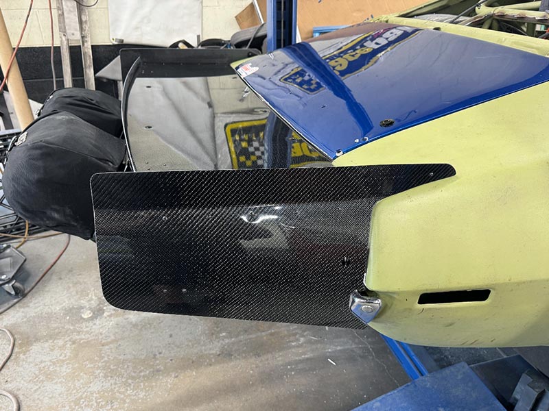 Curved Carbon Fiber Spill Plate