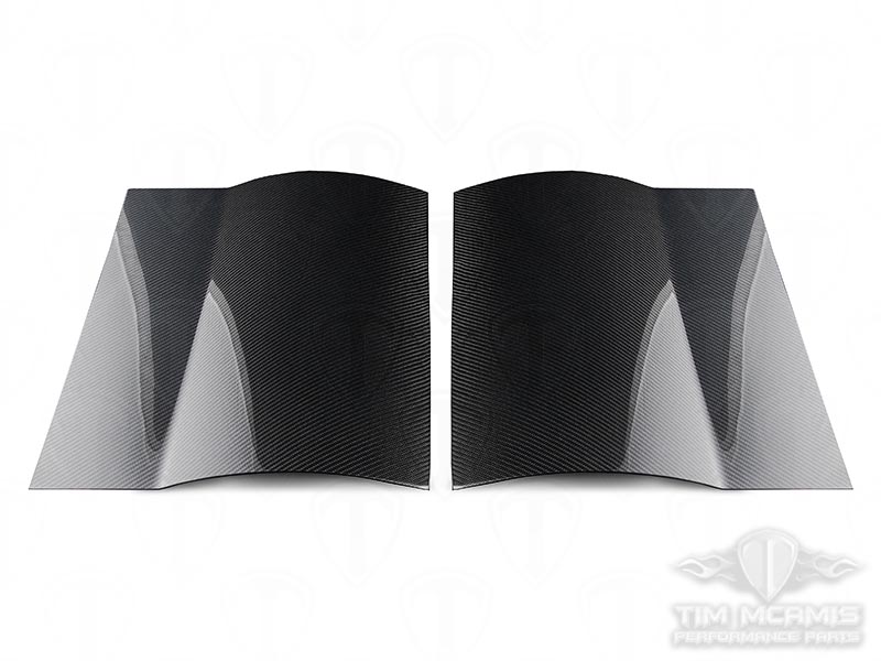 Curved Carbon Fiber Spill Plate Set