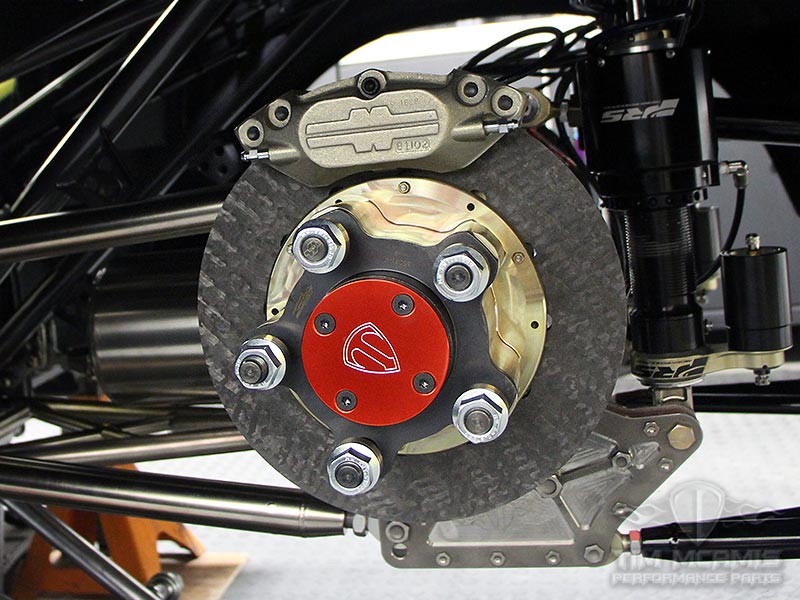 Floater Axle with Carbon Brakes
